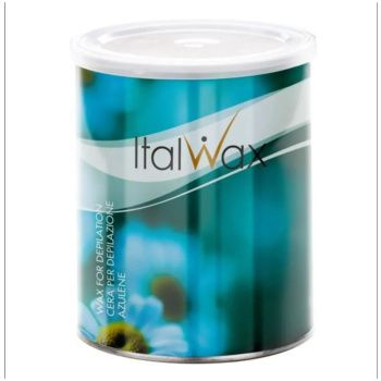 ItalWax Elasztikus Gyanta Fémdobozban - Classic Azulene - 800gr
