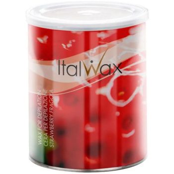 ItalWax Elasztikus Gyanta Fémdobozban - Classic Eper - 800gr