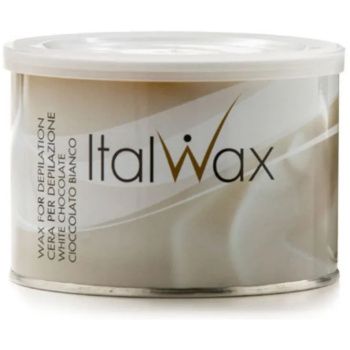 ItalWax Elasztikus Gyanta Fémdobozban - Classic Fehér Csokoládé - 400gr