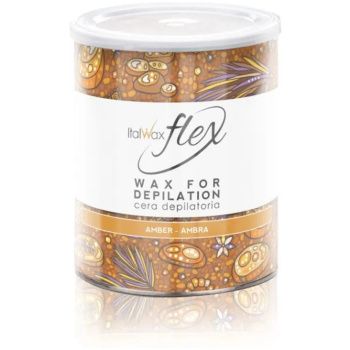 ItalWax Elasztikus Gyanta Fémdobozban - Flex Amber - 800gr
