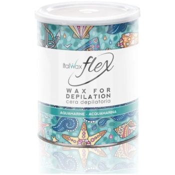 ItalWax Elasztikus Gyanta Fémdobozban - Flex Aquamarine - 800gr