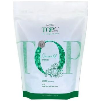 ItalWax Top Line Elasztikus Gyanta Gyöngy Smaragd - 750gr