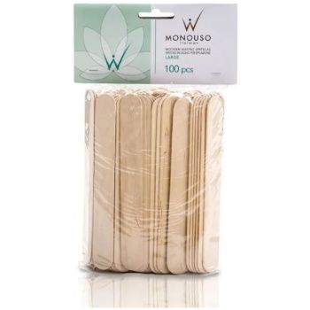 ItalWax Széles Fa spatula Szőrtelenítéshez 15x1,8cm - 100db